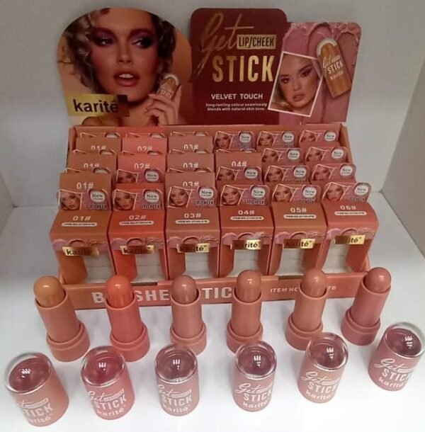 Blusher stick , velvet touch Karité