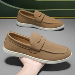 Spring New Large-Size Men's Loafers British Style